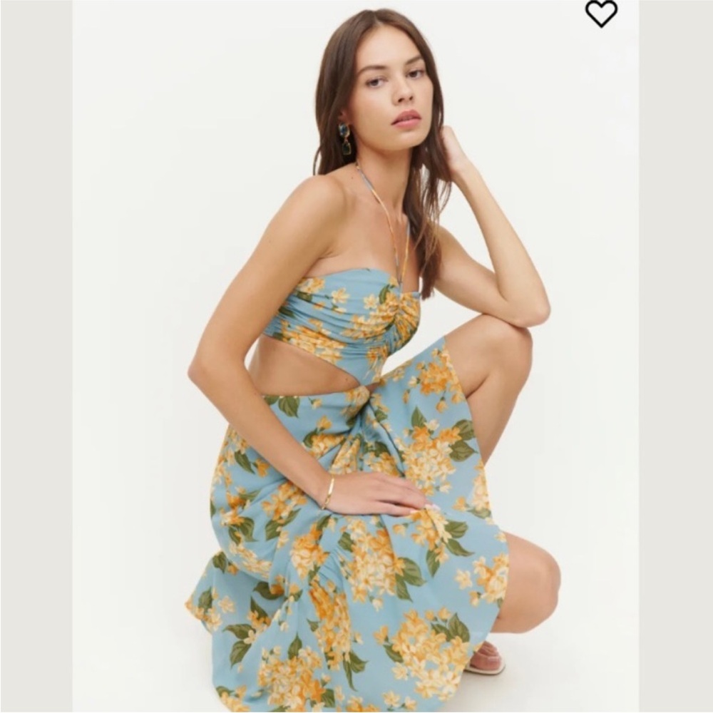 Reformation Riya Midi Dress - Picture 2 of 7